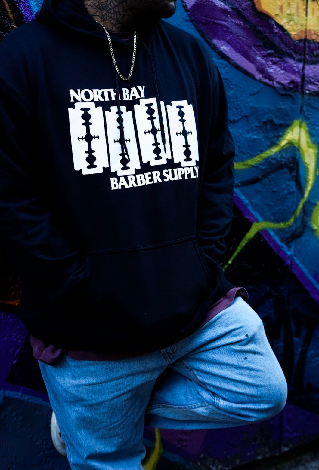 Black Razor Hoodie